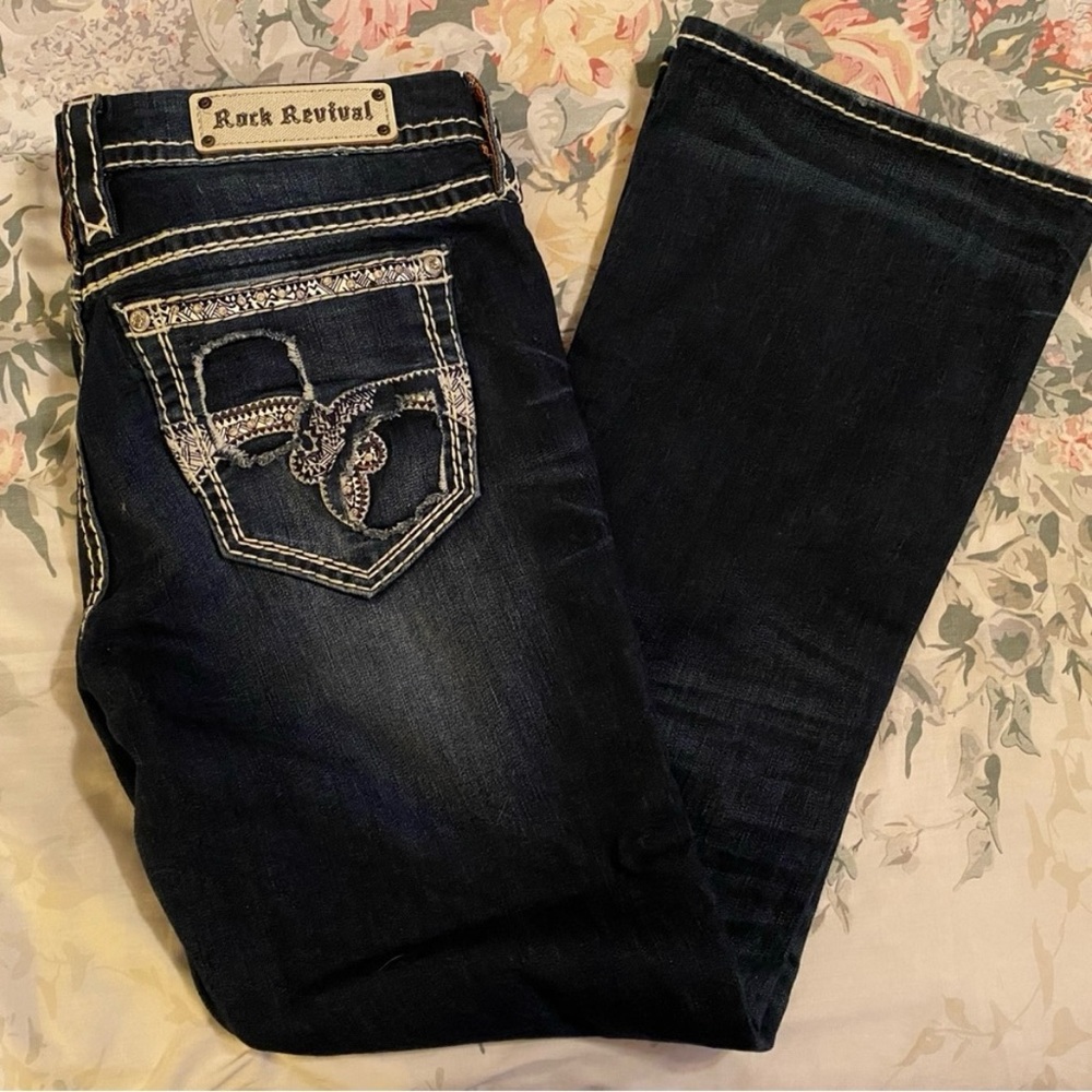 Rock Revival Luiza boot cut 33/32 women’s jeans